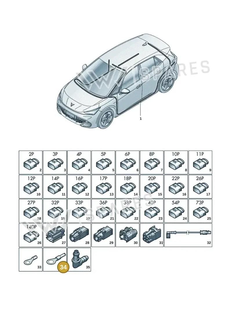 000979027E — SEAT EBoost CUPRA (2021-) diagram 10s971081, position 34