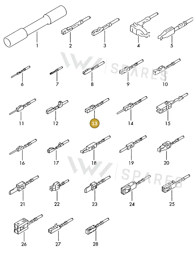 000979034E — SEAT 1J0 platform diagram 198979300, position 13