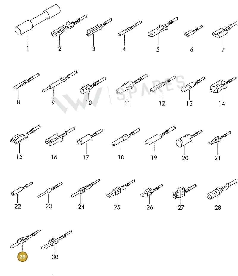 000979129EA — SEAT TOLEDO        SEAT MOD.97>99 (1996-1999) diagram 198974810, position 29
