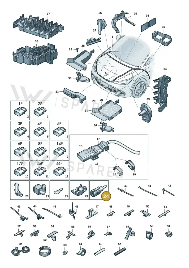 000979137E — SEAT EBoost CUPRA (2021-) diagram 10s971080, position 24