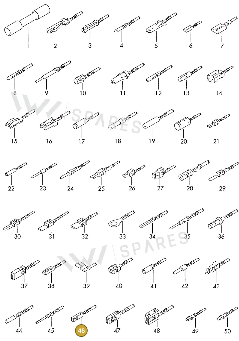 000979150EC — SEAT 1J0 platform diagram 198979400, position 46
