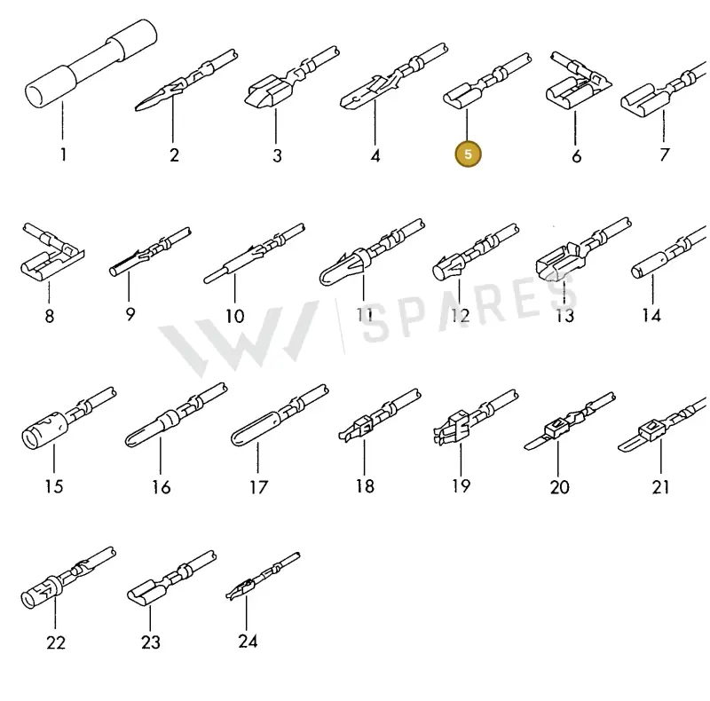 000979204E — SEAT TOLEDO        SEAT MOD.97>99 (1996-1999) diagram 198974820, position 5