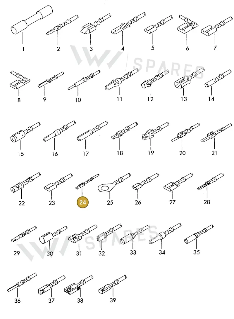 000979223E — SEAT 1J0 platform diagram 198979500, position 24