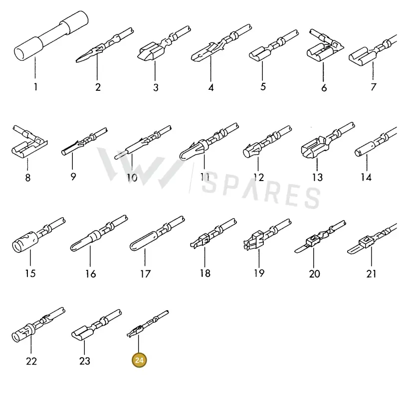 000979223E — SEAT TOLEDO        SEAT MOD.97>99 (1996-1999) diagram 198974820, position 24