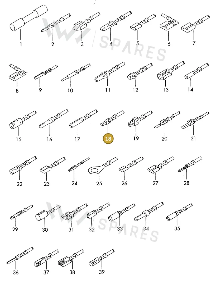 000979225EA — SEAT 1J0 platform diagram 198979500, position 18