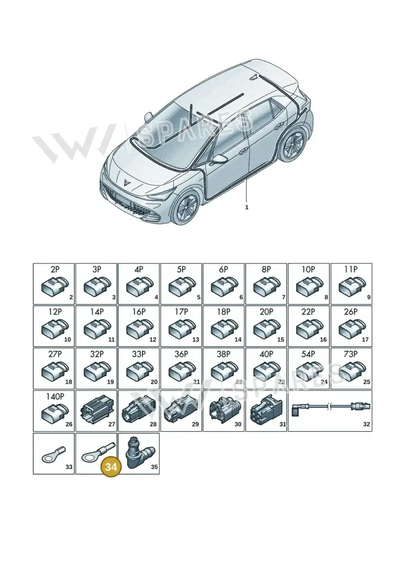 000979230E — SEAT EBoost CUPRA (2021-) diagram 10s971081, position 34