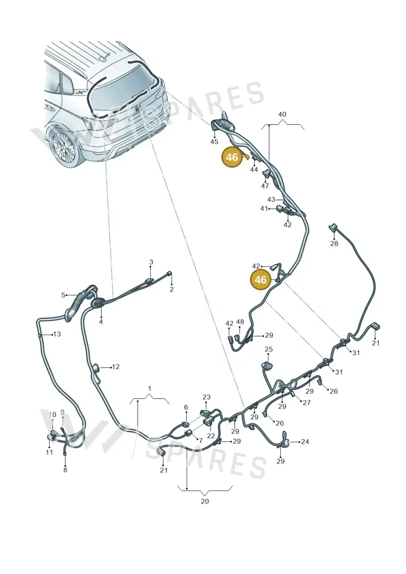 000979230E — SEAT Arona FR (2017-) diagram 471972800, position 46