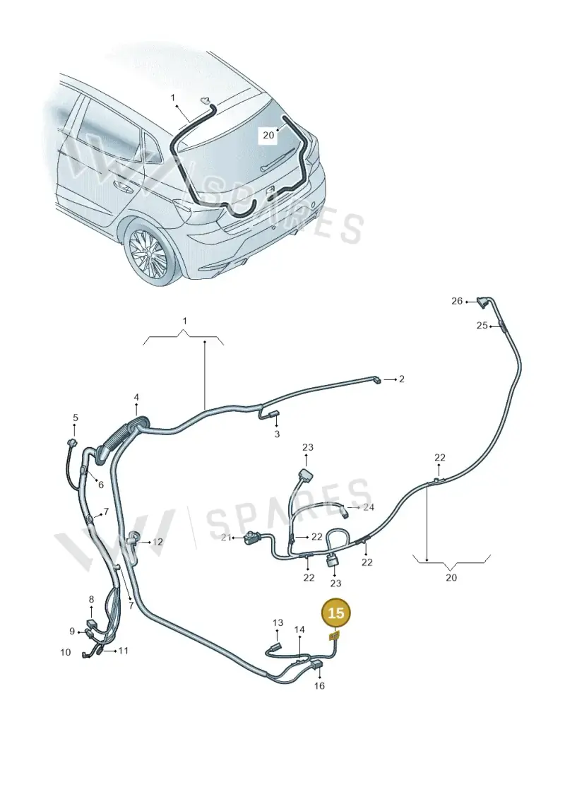 000979230E — SEAT Ibiza FR (2017-) diagram 835972800, position 15