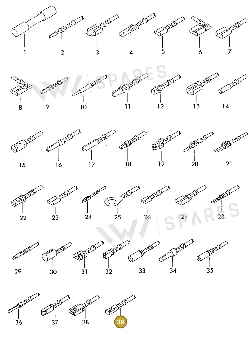 000979244E — SEAT 1J0 platform diagram 198979500, position 39