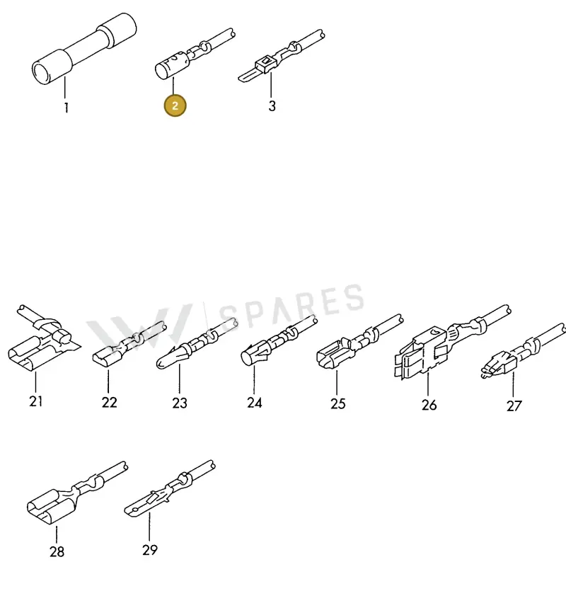000979301E — SEAT TOLEDO        SEAT MOD.97>99 (1996-1999) diagram 198974830, position 2