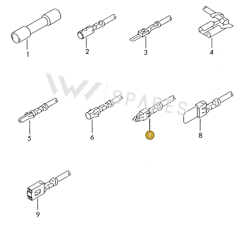 000979306E — SEAT 1J0 platform diagram 198979600, position 7