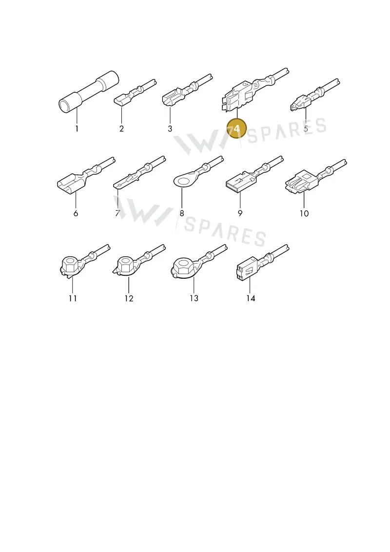 000979406E — SEAT 1J0 platform diagram 198979610, position 4