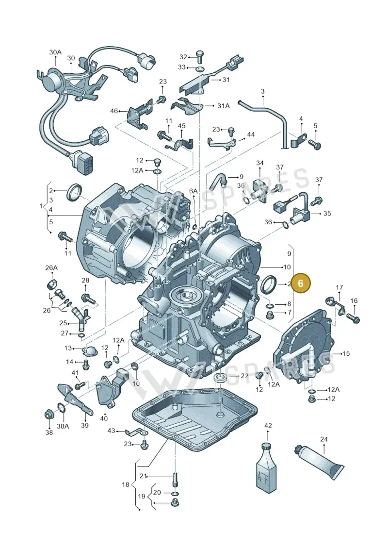 001321102A — SEAT IBIZA                  06> (2005-) diagram 158321500, position 6