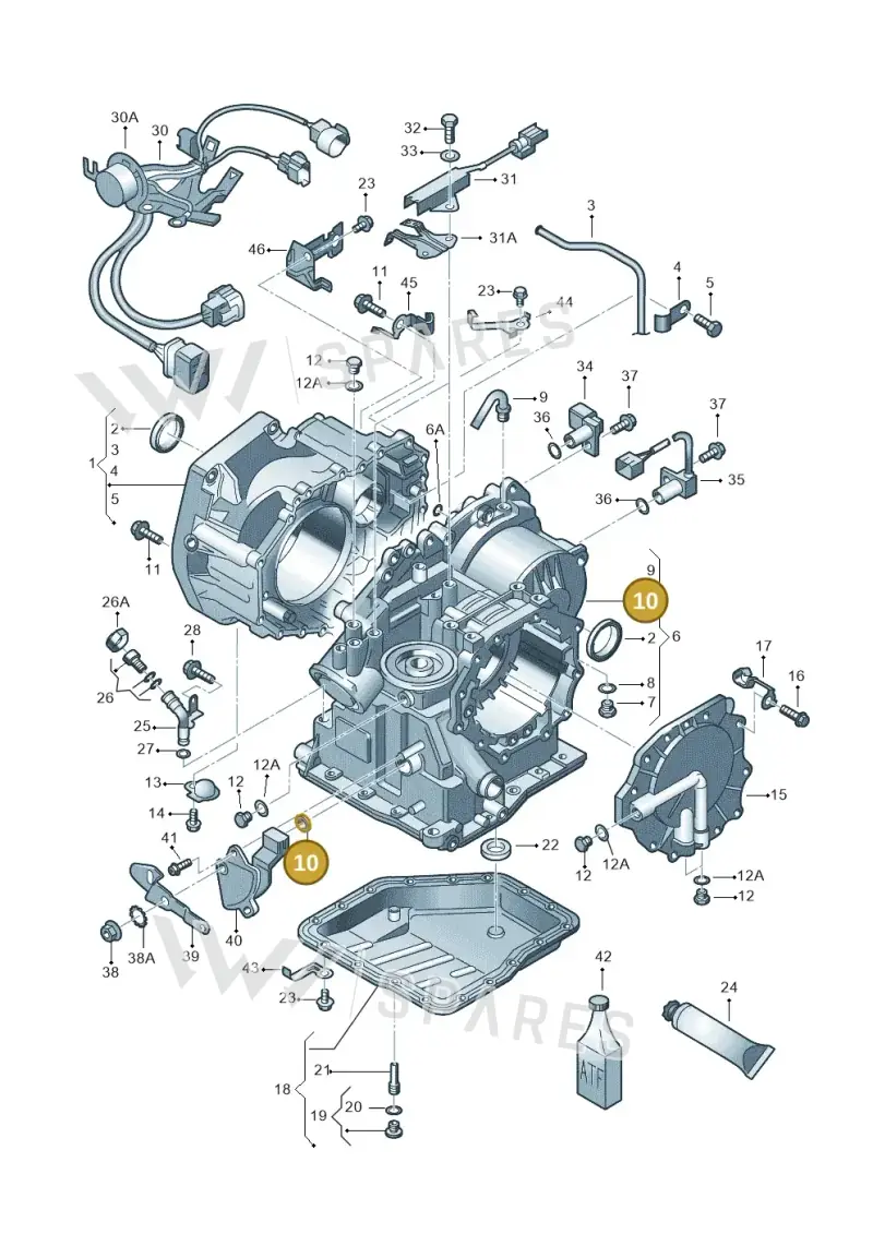 001321199 — SEAT AROSA (2003-2004) diagram 158321500, position 10