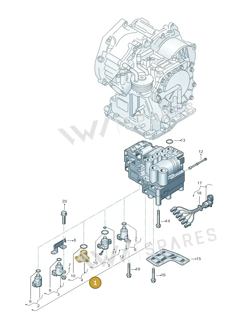 001325039 — SEAT AROSA (1997-2003) diagram 158325500, position 1