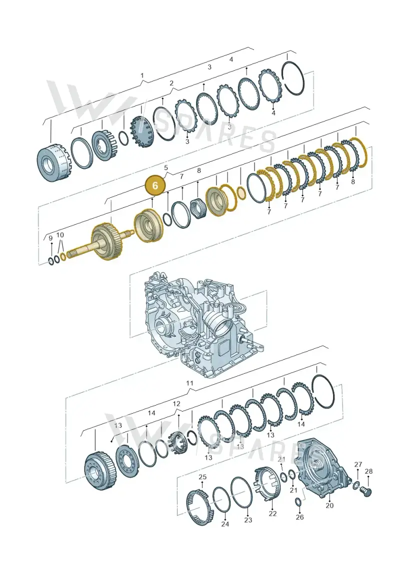 001398205 — SEAT AROSA (1997-2003) diagram 158323600, position 6