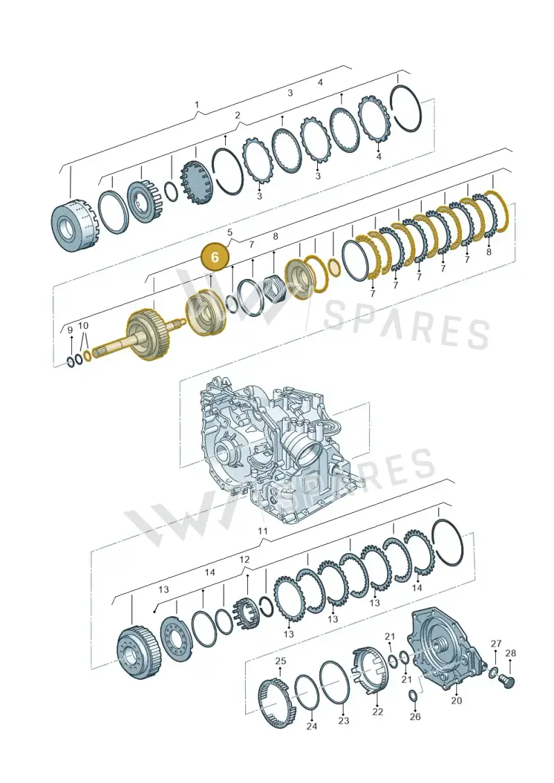 001398205A — SEAT AROSA (2003-2004) diagram 158323600, position 6