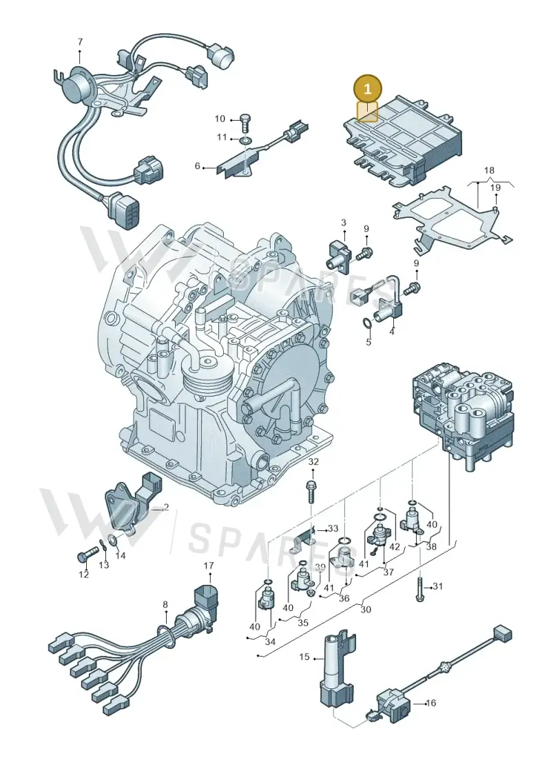 001927731L — SEAT IBIZA (2001-2005) diagram 158927500, position 1