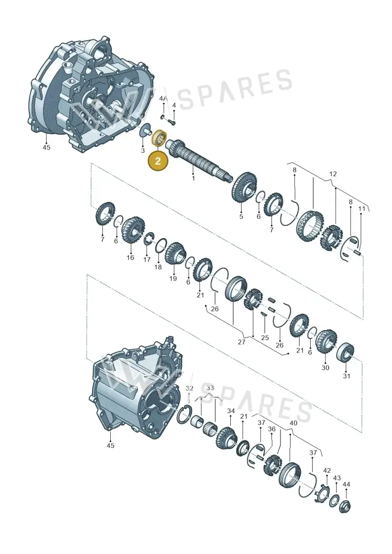 002311139 — SEAT AROSA (1997-2003) diagram 231311200, position 2