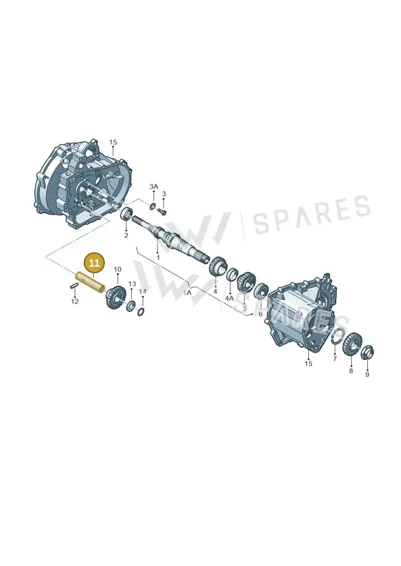 002311515B — SEAT AROSA (1997-2003) diagram 231311210, position 11