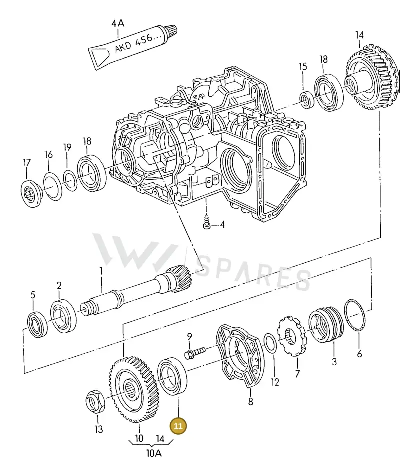 003519185 — SEAT TOLEDO        SEAT MOD.97>99 (1996-1999) diagram 121323700, position 11