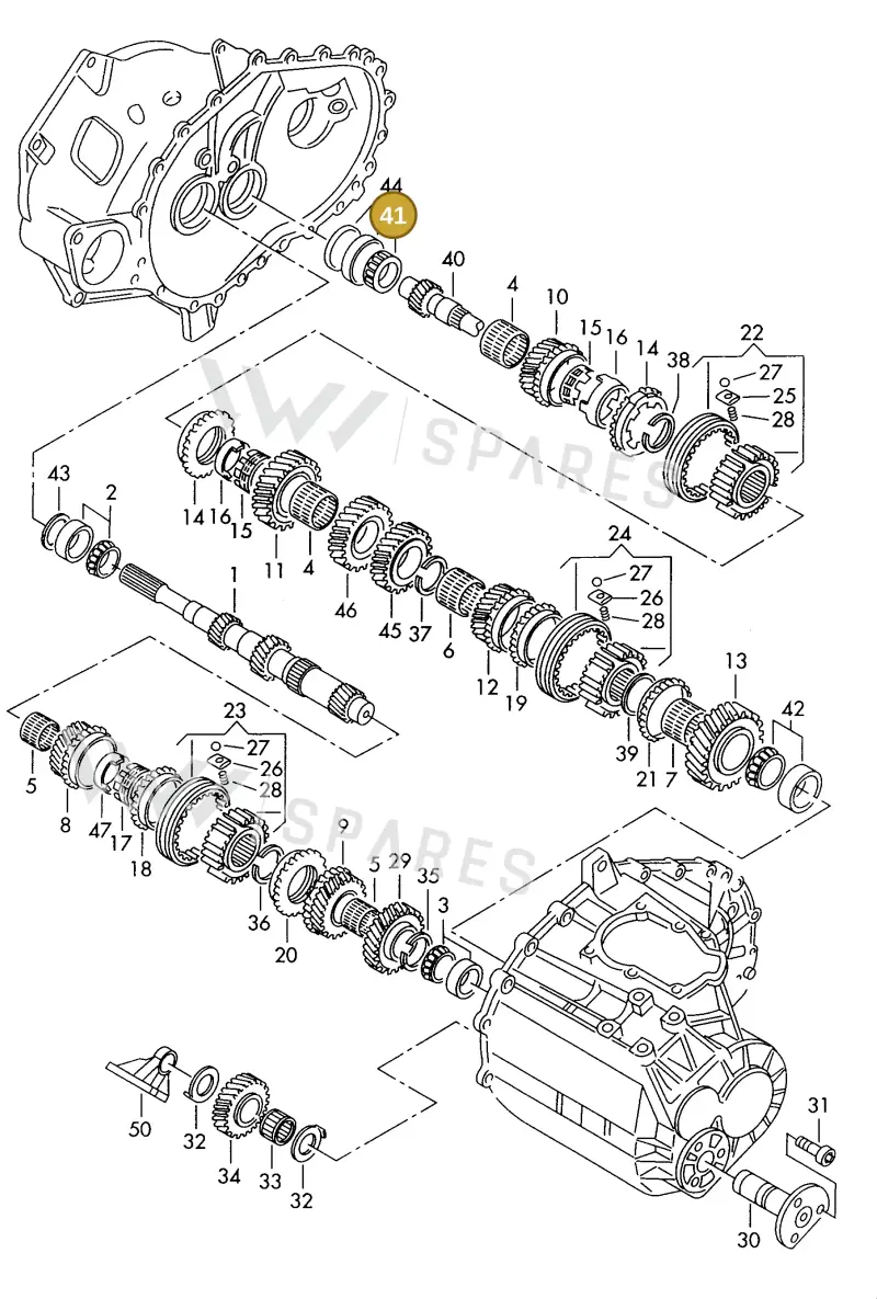 006311123D — SEAT ALHAMBRA (1996-2000) diagram 162311100, position 41