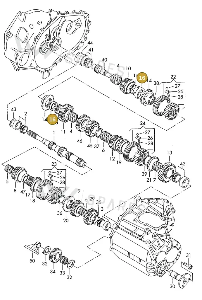 006311279C — SEAT ALHAMBRA (1996-2000) diagram 162311100, position 16
