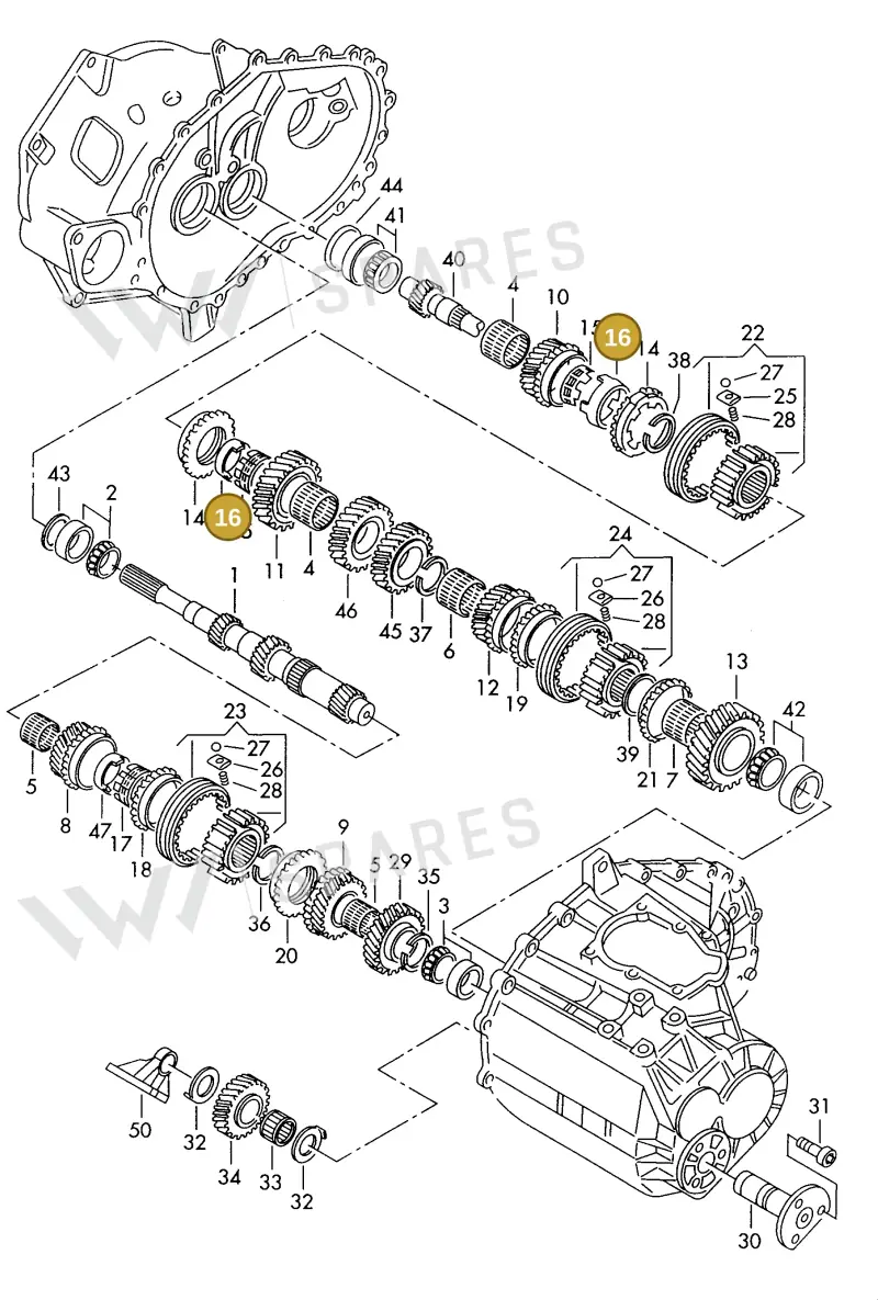 006311279C — SEAT ALHAMBRA (1996-2000) diagram 162311100, position 16