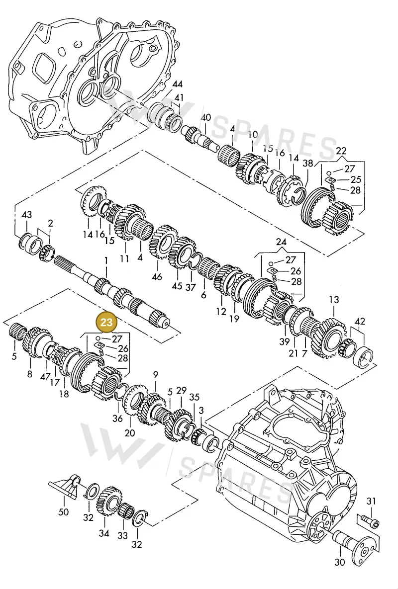006311301A — SEAT ALHAMBRA (1996-2000) diagram 162311100, position 23