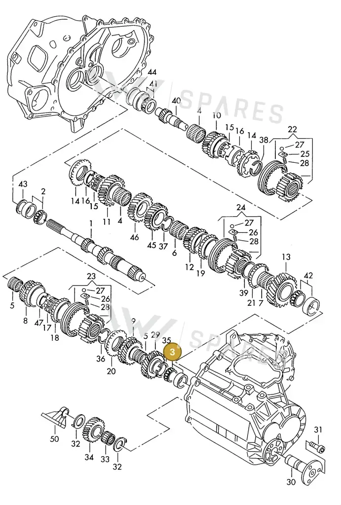 006405625B — SEAT ALHAMBRA (1996-2000) diagram 162311100, position 3
