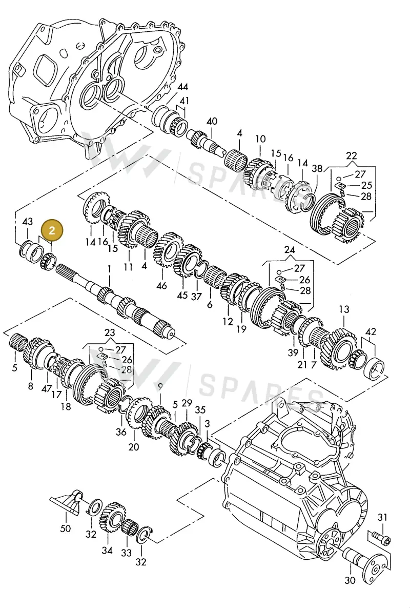 006405625C — SEAT ALHAMBRA (1996-2000) diagram 162311100, position 2