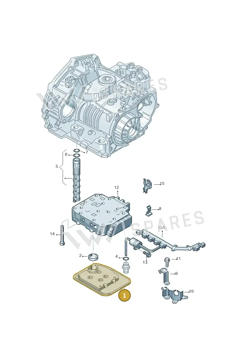 01M325429 — SEAT TOLEDO/LEON/LEON-4 (2001-2006) diagram 201325500, position 1