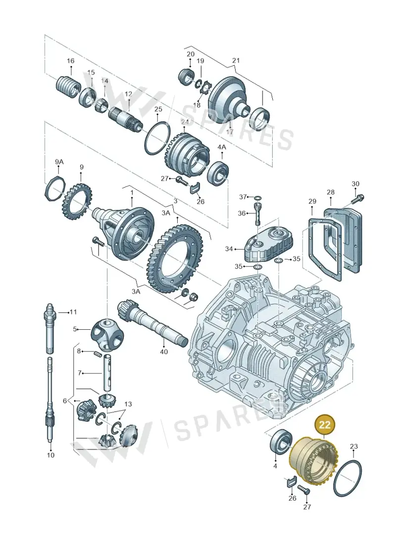 01M409117A — SEAT TOLEDO/LEON/LEON-4 (2001-2006) diagram 201409500, position 22