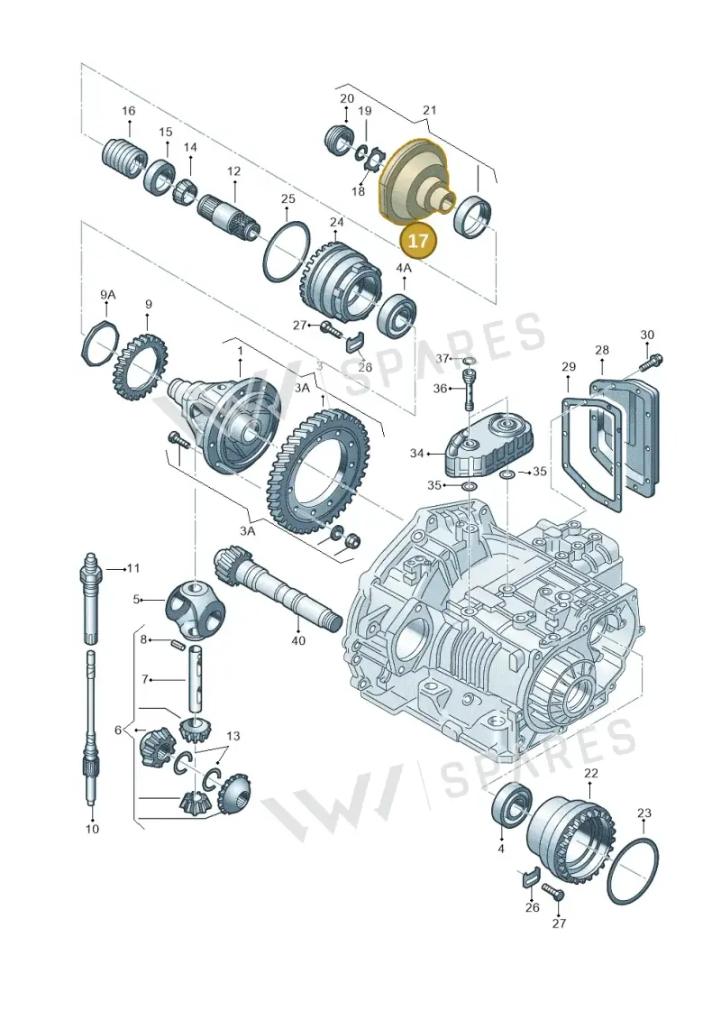 01M409285F — SEAT TOLEDO/LEON/LEON-4 (2001-2006) diagram 201409500, position 17