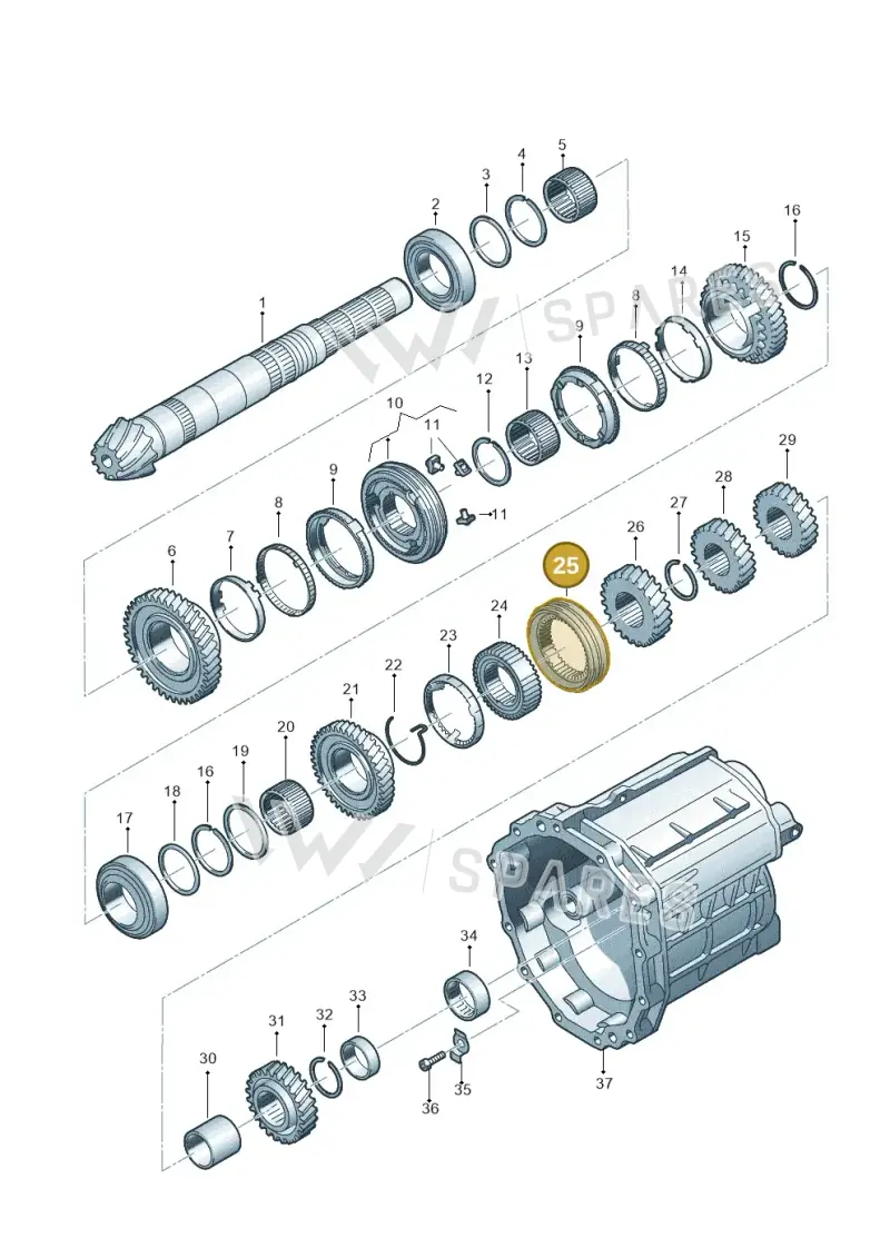 01X311764B — SEAT Exeo ST Reference (2008-2011) diagram 448311400, position 25