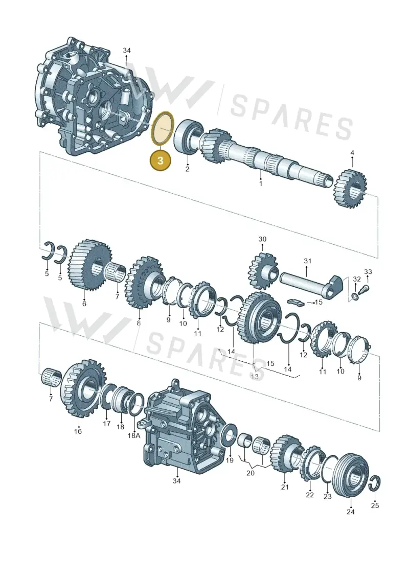 020311391H — SEAT AROSA (2003-2004) diagram 232311300, position 3