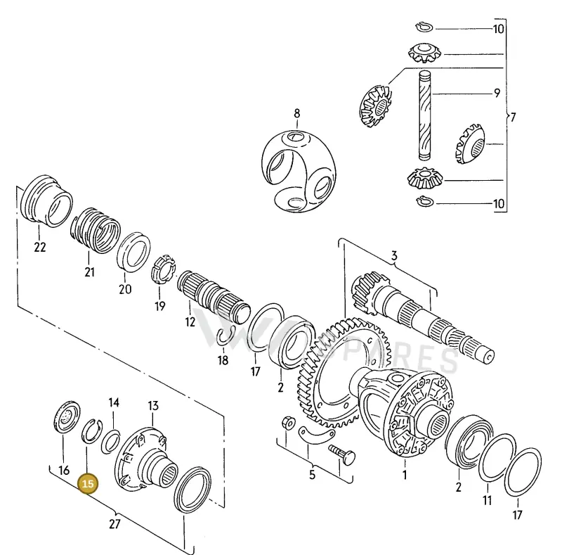 020409297 — SEAT TOLEDO        SEAT MOD.97>99 (1996-1999) diagram 121409200, position 15