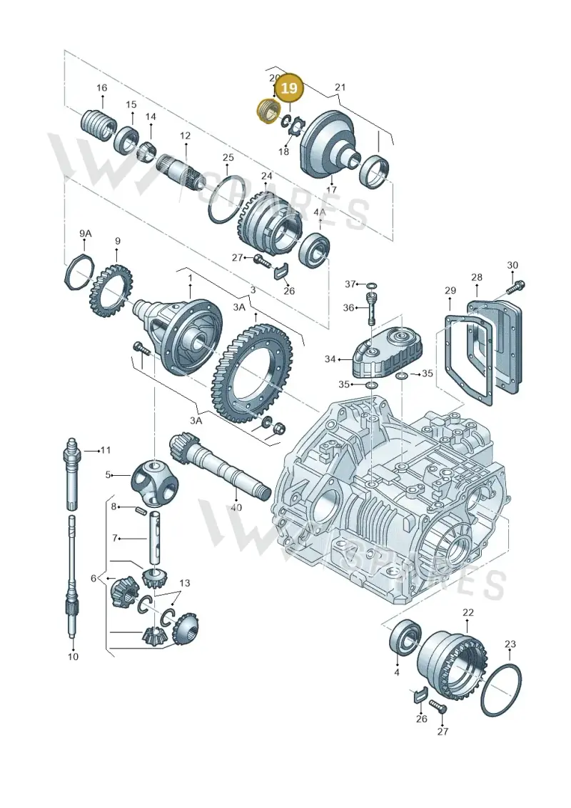 020409297 — SEAT TOLEDO/LEON/LEON-4 (2001-2006) diagram 201409500, position 19