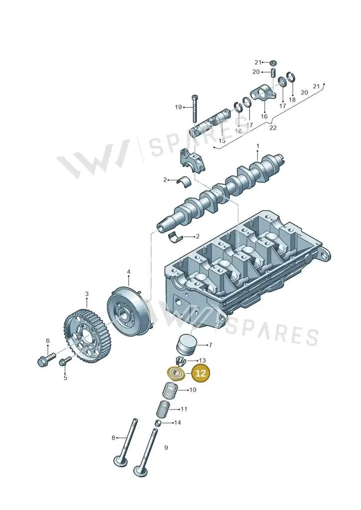 021109641C — SEAT Altea XL Reference (2010-2013) diagram 195109320, position 12