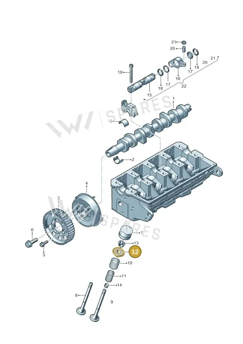 021109641C — SEAT Altea XL Reference (2010-2013) diagram 195109320, position 12