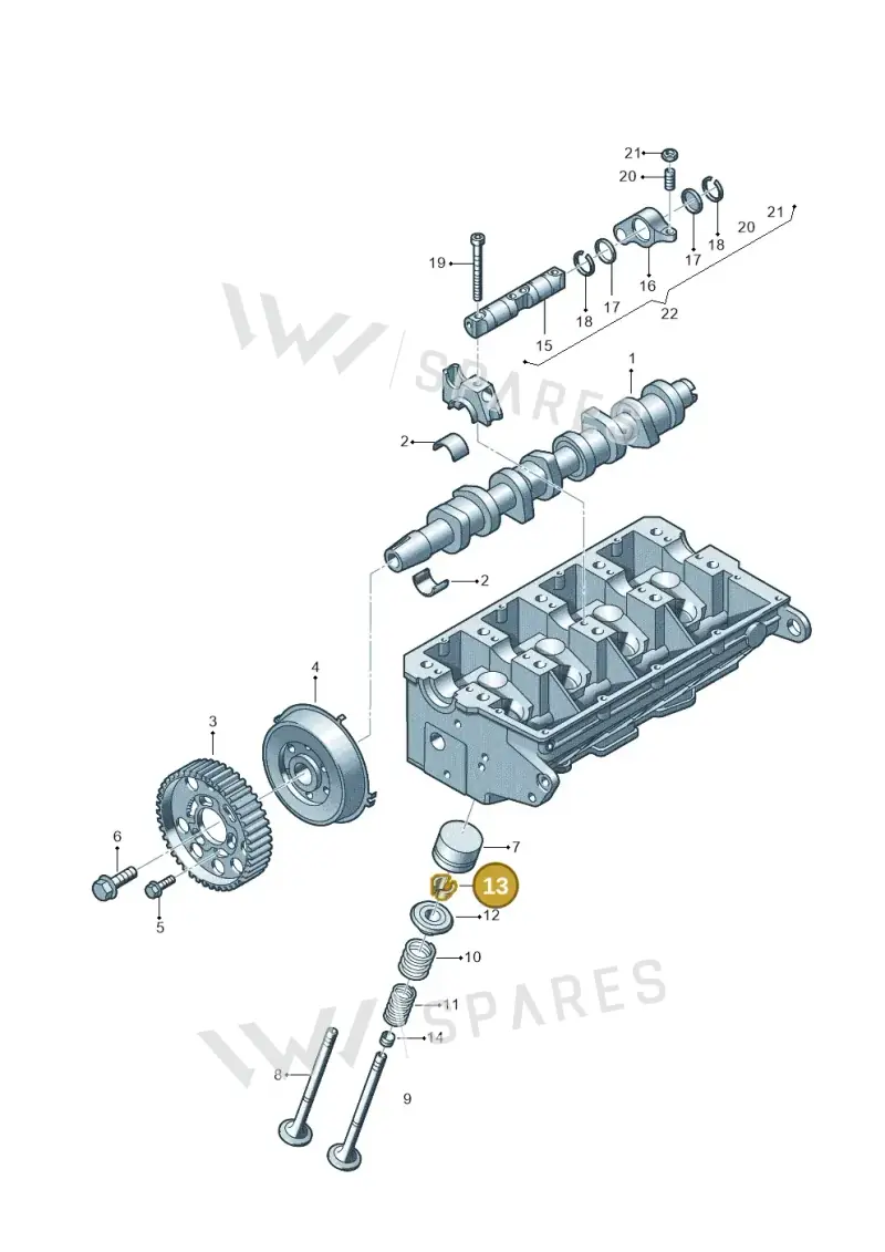 021109651 — SEAT Altea XL Reference (2010-2013) diagram 195109320, position 13