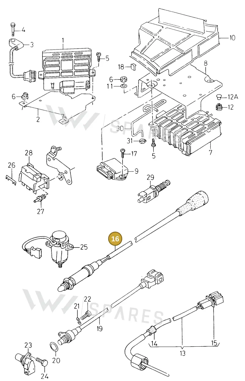 021906265A — SEAT TOLEDO            SEAT (1991-1996) diagram 130906100, position 16