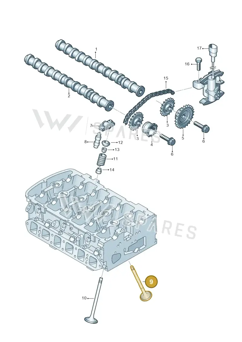 022109601F — SEAT TOLEDO/LEON/LEON-4 (2001-2006) diagram 194109450, position 9