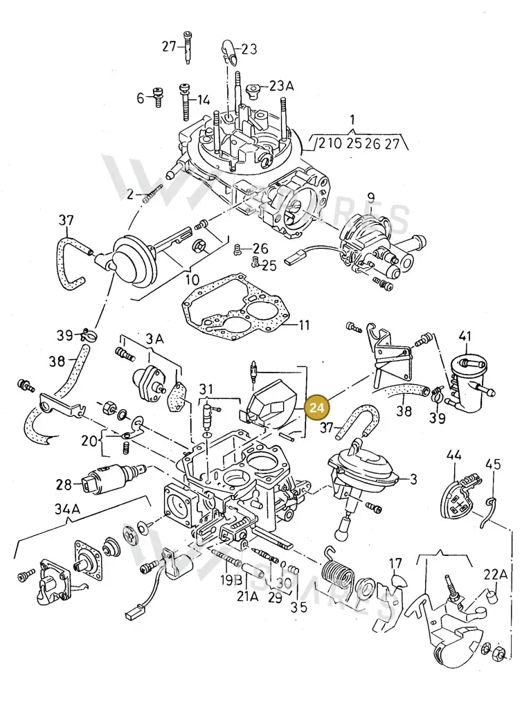 025129391A — SEAT Ibiza/Cordoba (SEAT) (1992-1996) diagram 138129000, position 24