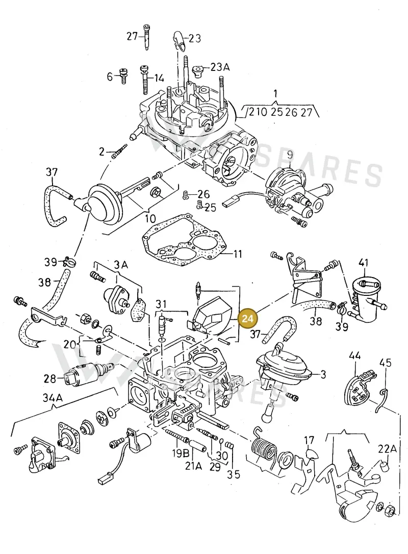 025129391A — SEAT Ibiza/Cordoba (SEAT) (1992-1996) diagram 138129000, position 24