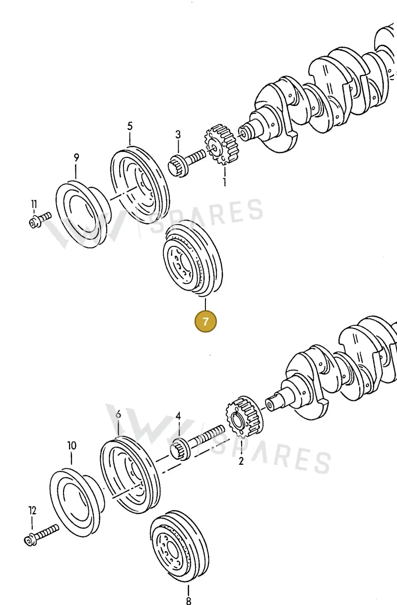 026105243A — SEAT TOLEDO            SEAT (1991-1996) diagram 110006100, position 7