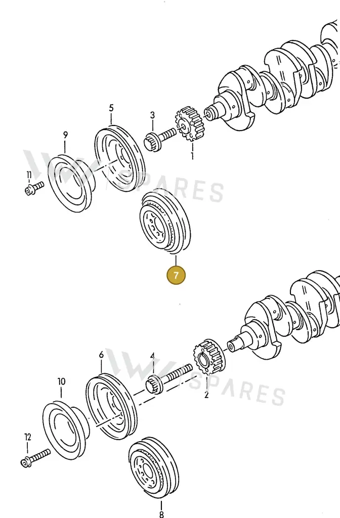 026105255D — SEAT TOLEDO            SEAT (1991-1996) diagram 110006100, position 7