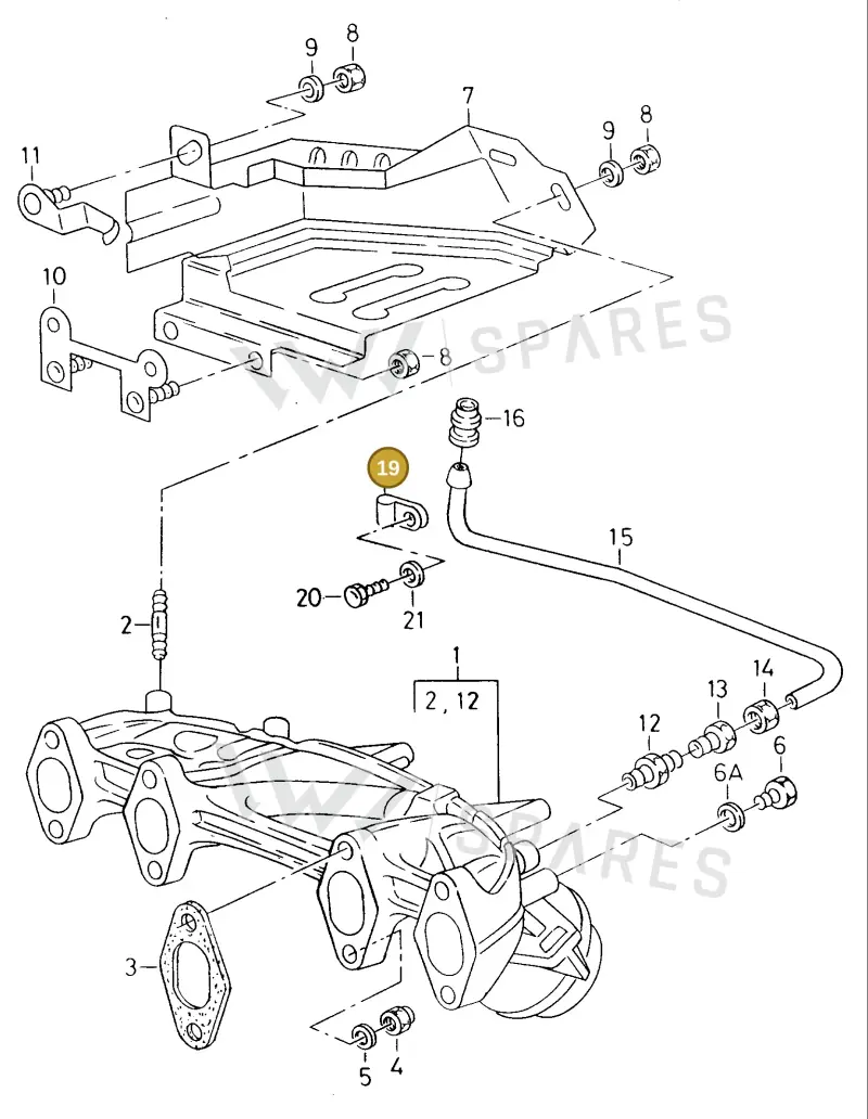 027133231H — SEAT TOLEDO            SEAT (1991-1996) diagram 130253100, position 19