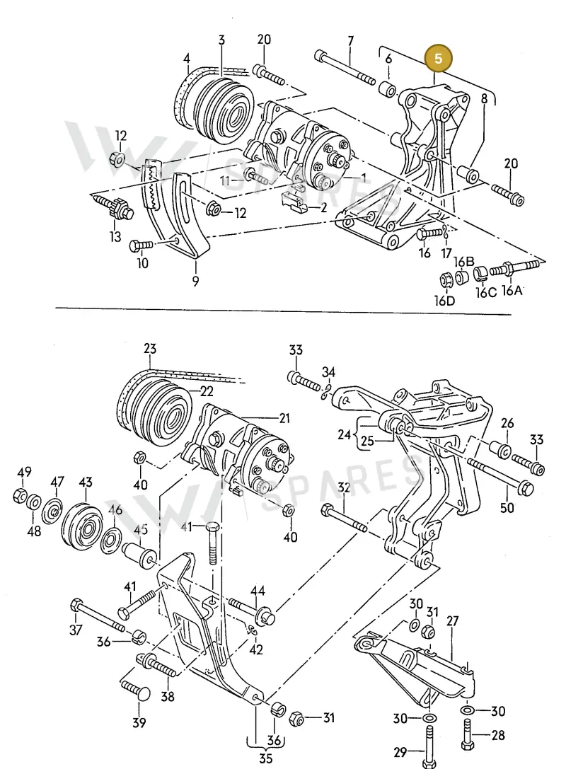 027260881 — SEAT TOLEDO            SEAT (1991-1996) diagram 084058000, position 5