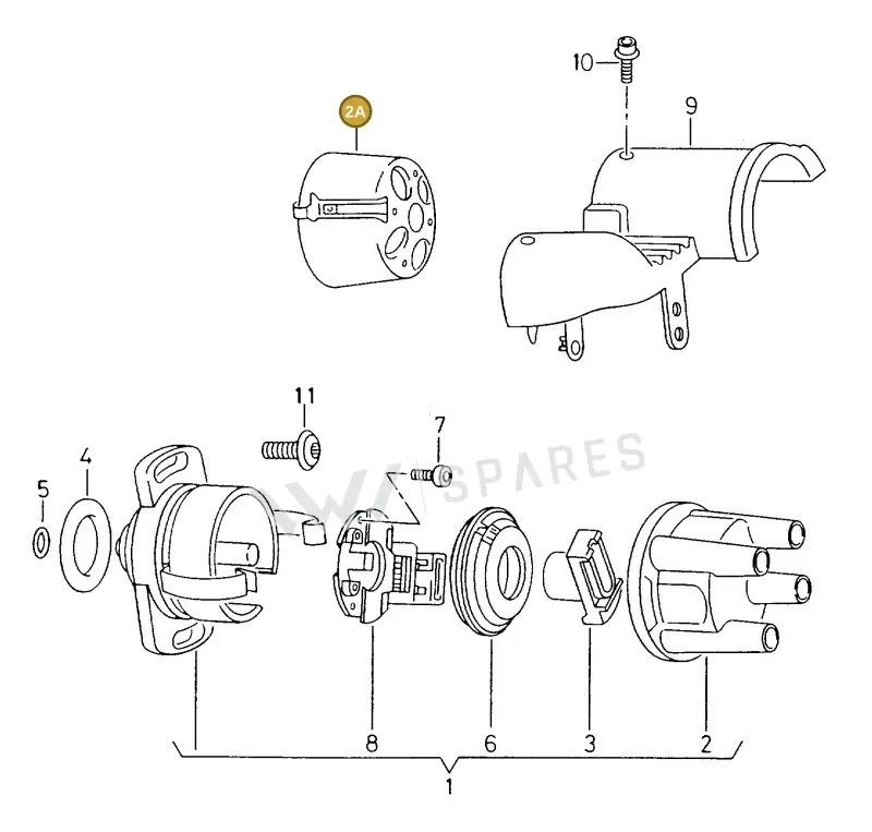 027905207A — SEAT CORDOBA/VARIO (1999-2002) diagram 238905310, position 2A